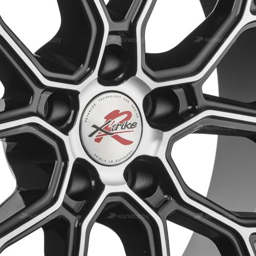 X`trike RST R198 BK/FP 6.5x18 5*108 ET33 Dia60.1 BK/FP фото 4